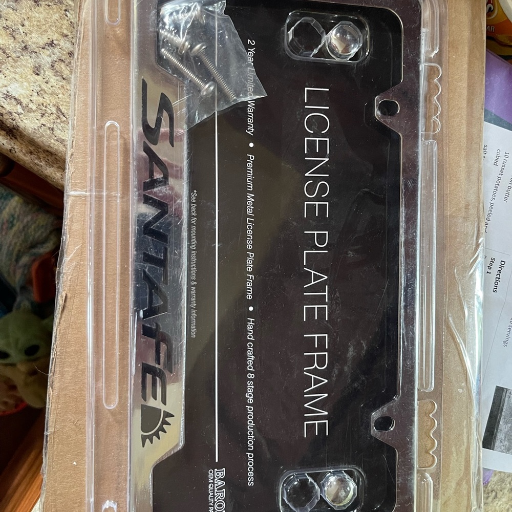 SantaFe License Plate Frame